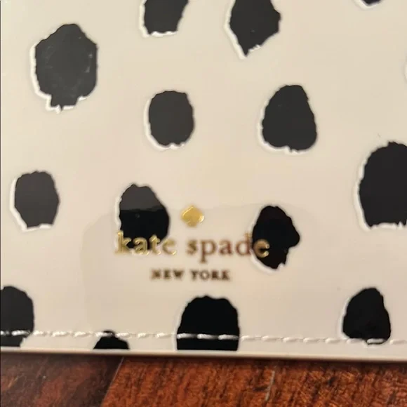 Kate Spade Cream and Black Polka Dot Pencil Pouch - Picture 3 of 14